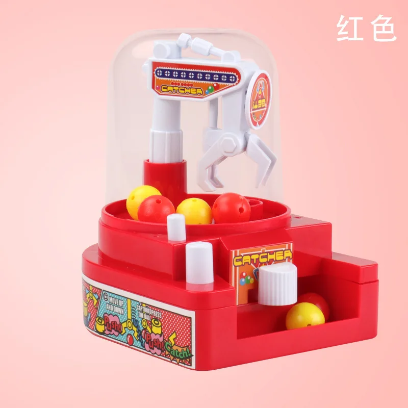 Ловите кран машина захватывающая машина игрушка креативная игровая консоль Joy мини машина для конфет детская настольная игровая консоль