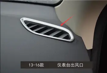 

Car styling for Mitsubishi Outlander 2013 2014 2015 2016 2pcs kit car air vent decorative outlet trim ring decoration