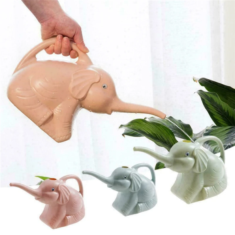 1 Pcs Elephant Shape Watering Can Pot Home Garden Flowers Plants Succulents Potted Watering Pot Gardening Water Bottle Tool