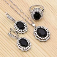 Silver-925-Jewelry-Sets-For-Women-Black-Stones-White-Cubic-Zirconia-Pendant-Necklace-Ring-Earrings-Party.jpg_200x200