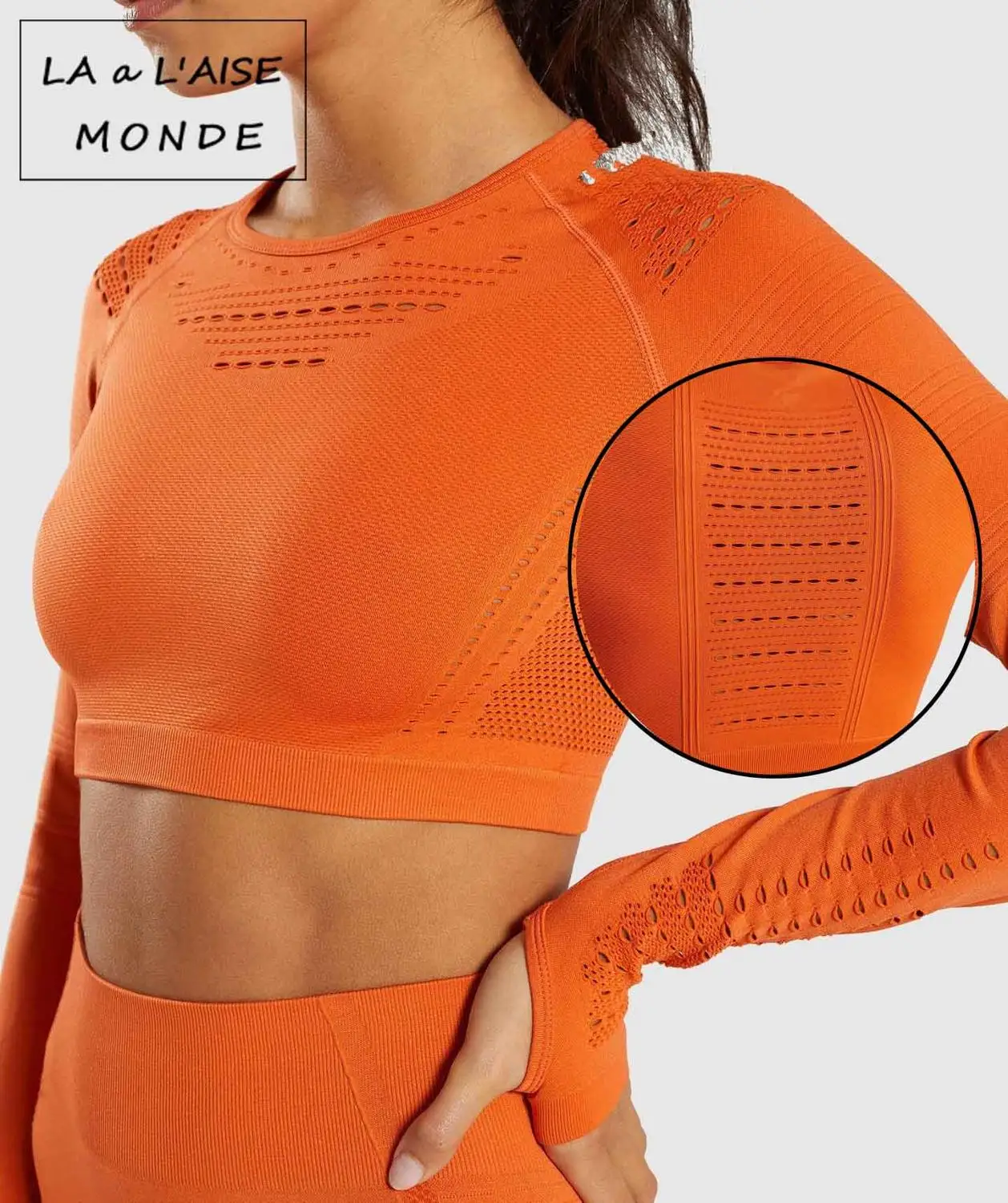 Женские спортивные топы для занятий йогой, женские спортивные топы для фитнеса, футболка с длинным рукавом, тренировочная Спортивная одежда для йоги, сексуальные бесшовные футболки