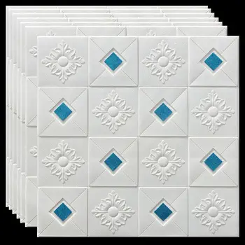 

Wall Stickers Home Decor Living Room PE Foam DIY Self Adhesive 3d Panel Self Adhesive Brick Texture Wall Stickers Home Decor