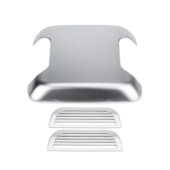 

3Pcs Silver ABS plastic Chrome Car Roof Air Conditioning Vent Cover Trim not easy fade for Land Rover Discovery 4 LR4 2009-2016