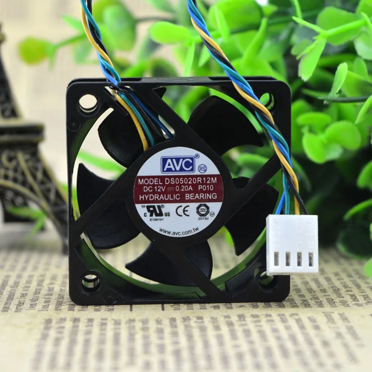 5020 DS05020R12M P010 12V 0.20A 4 провода защиты электродвигателя Вентилятор охлаждения