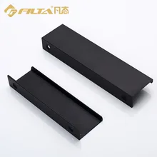 Вэньчжоу современный минималистический гардероб Дверь Черно-белая с узором края герметичная ручка lv he jin chu ручка шкафа 1 м длинный H