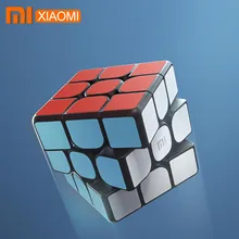 Xiaomi Mijia Смарт Bluetooth волшебный куб 3x3x3 яркий цветной квадратный куб головоломка научное образование работа с приложением Mijia