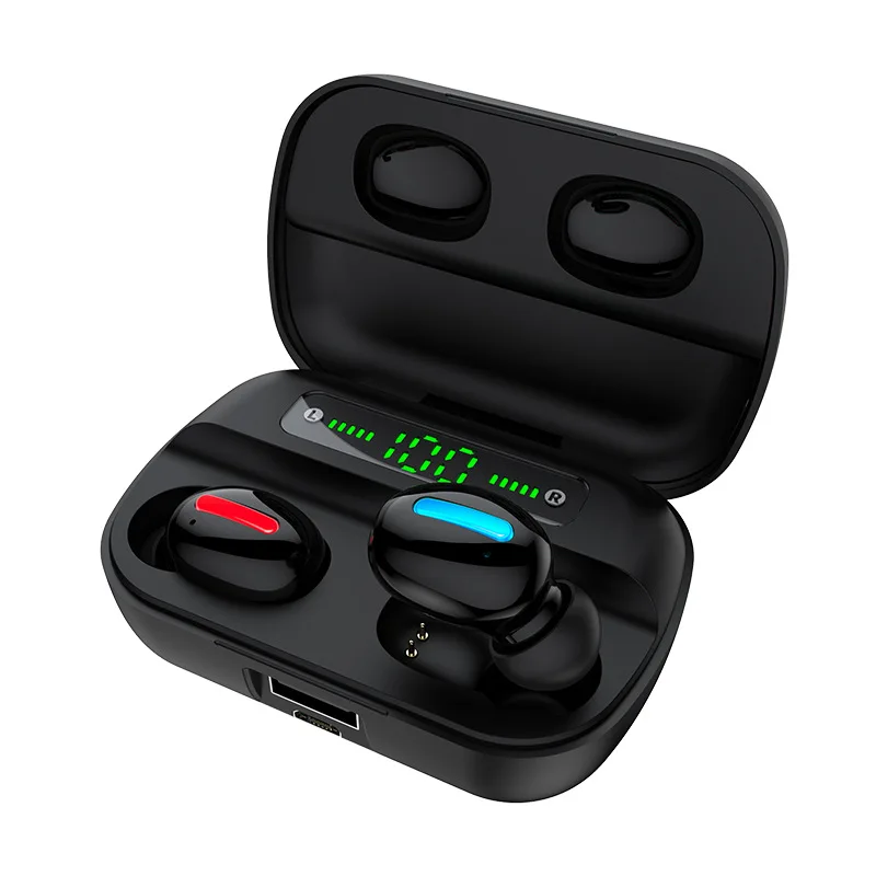Q82 True Headphones Wireless Stereo Earbuds Wireless Earphone Digital Display Mini Gaming Sport Headset for Xiaomi smartphone