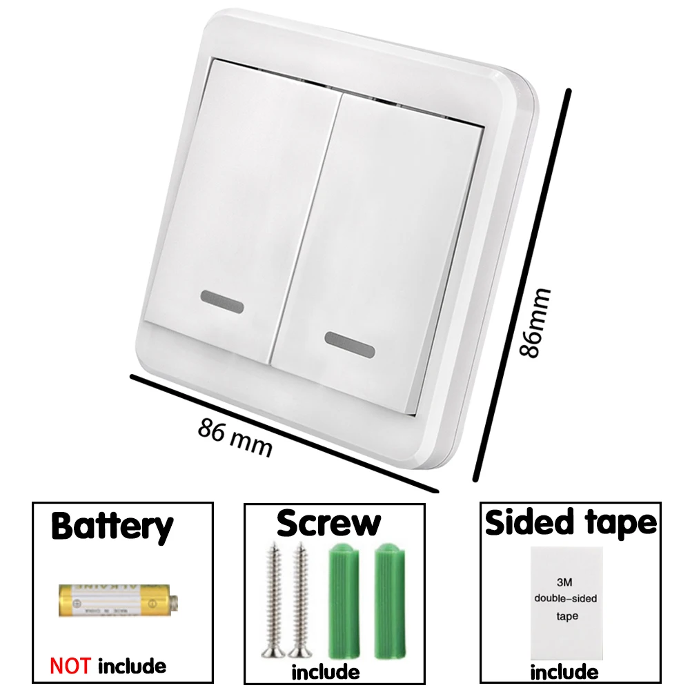 WiFi Smart Home Light Switch 220V Tuya Remote Control Timer Relay Module 433MHz Wireless Push Button Switch For Socket,LED ONOFF