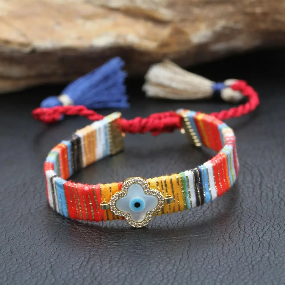 L Летние масла капельного Мужские аксессуары сглаза Дружбы Браслеты boho женский браслет acier inoxydable femme pierre naturelle - Окраска металла: L