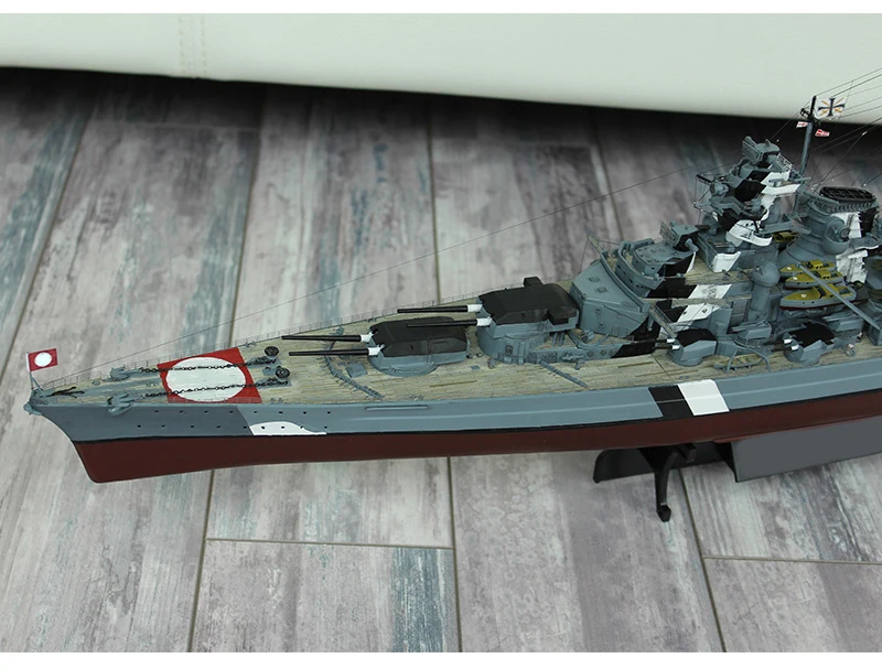 Trumpeter Meng Flyhawk 1/700 Вторая мировая война немецкий KM Бисмарк боевой корабль ВМС