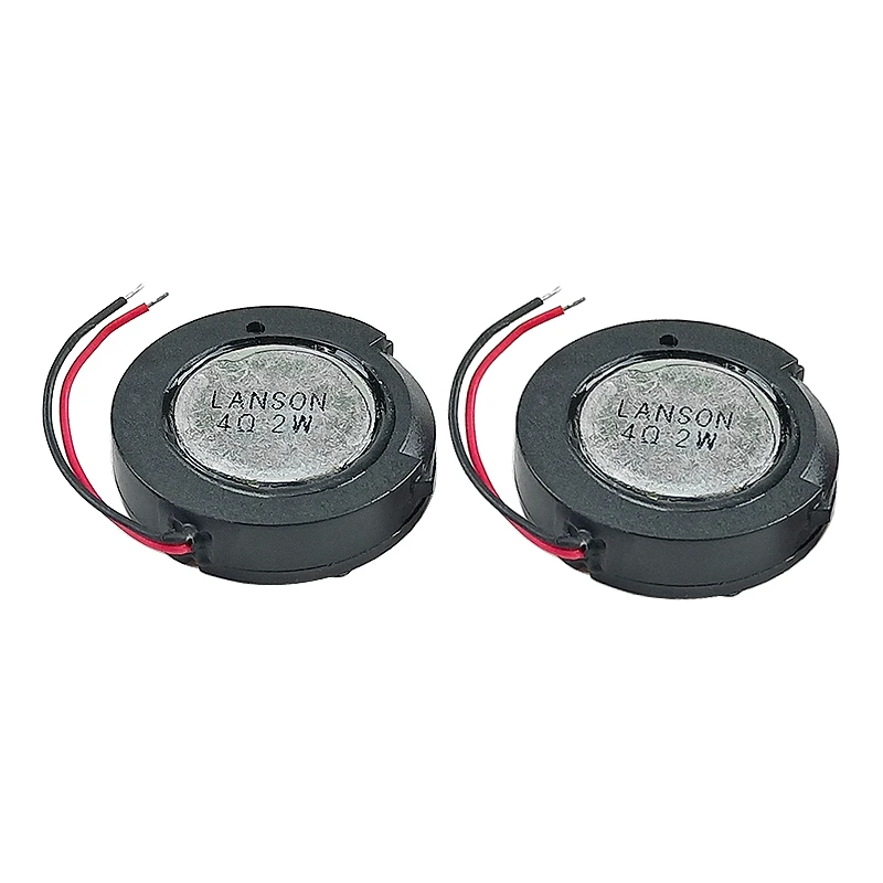 2PCS GHXAMP 24mm 1 inch Woofer Speaker Unit 4ohm 2W Mini Speaker DIY for Navigator Voice Digital laptop Loudspeakers