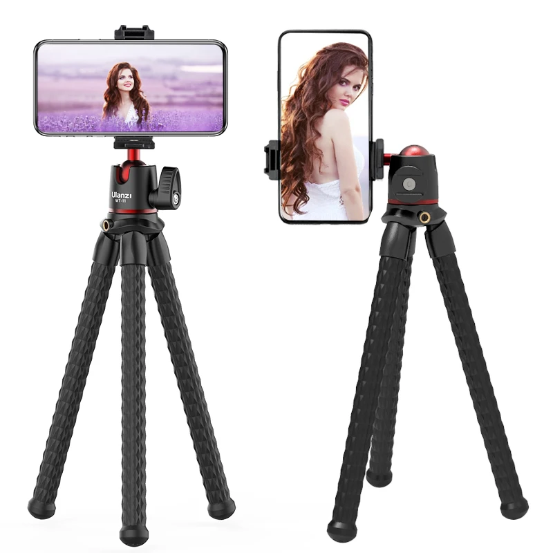 ULANZI MT30 Magnetic Flexible Tripod - MagSafe Phone Holder & 1/4" Camera Mount With Bendable Legs