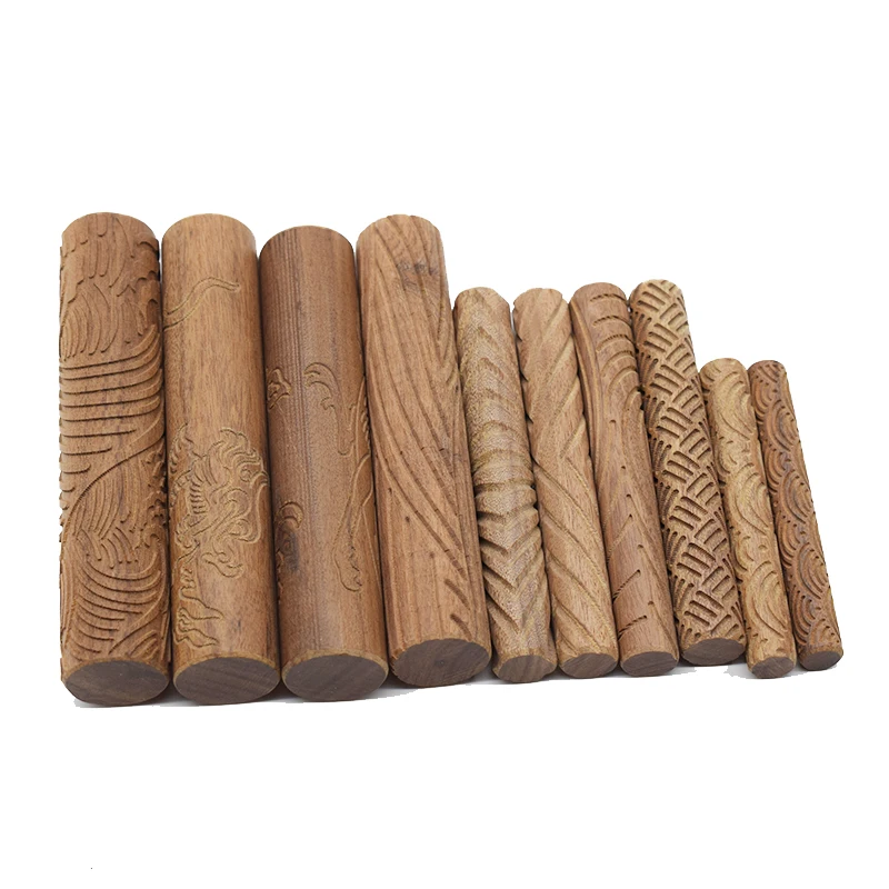 3pcs Clay Twig Rollers Clay Texture Roller Polymer Clay Texture Roller for  Polymer Clay Jewelry 