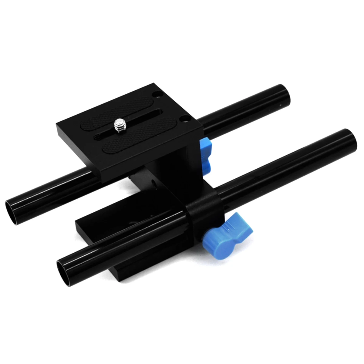 Rails System Support Base Stand Support System Base Plate Mount 15mm Rail Rod With Quick Release Plate For DSLR Follow Focus Rig