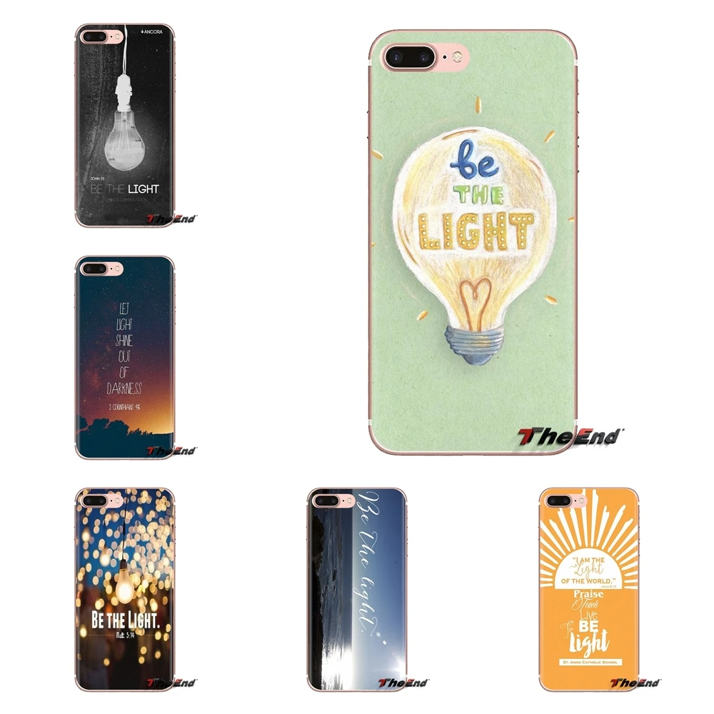 Прозрачный чехол из ТПУ для Huawei G7 G8 P7 P8 P9 P10 P20 P30 Lite Mini Pro P Smart Plus 2017 2018 2019 Be a Light to the