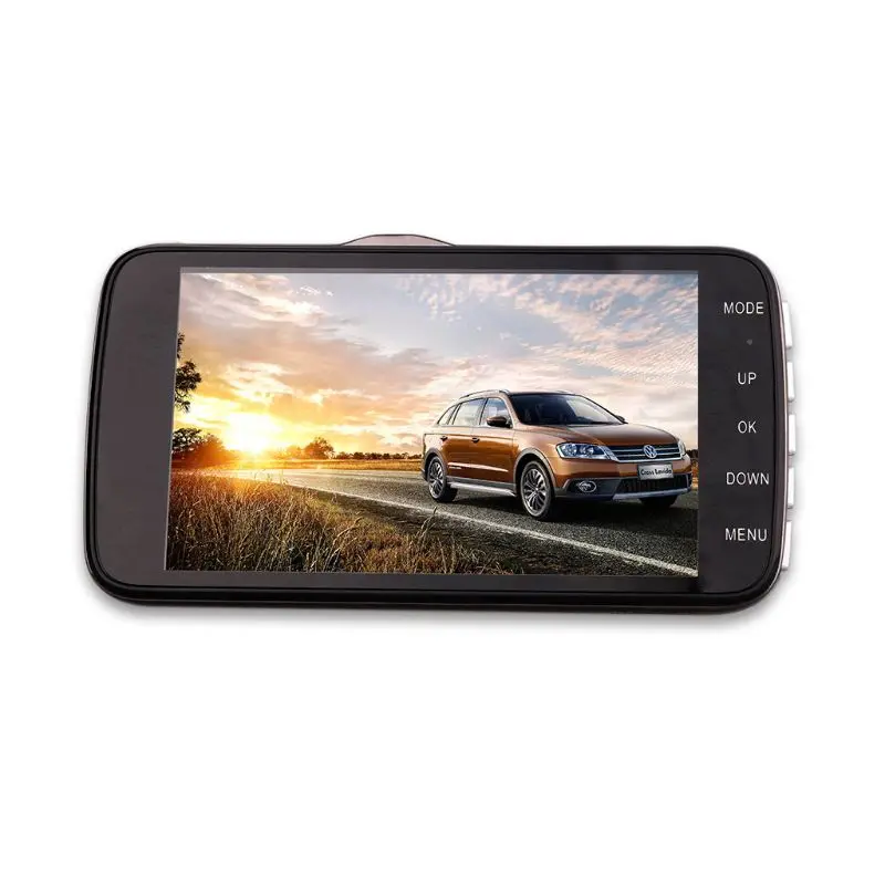 Gps камера с двумя объективами HD Автомобильный регистратор DVR видеорегистратор Видео g-сенсор ночного видения