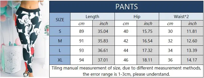 Disney Stretch Pants Mickey Mouse Printed Tight Hip Lift Women Ankle-Length Leggings Fitness High Waist Elastic Push Up Trousers