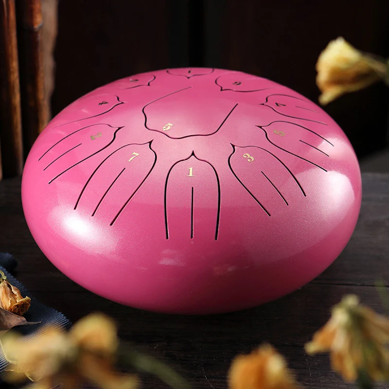 

High Quality 6in 8-Tone Steel Tongue Drum C Key Percussion Instrument Handpan Drum with Mallets NCM99