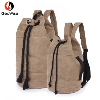 

Large capacity Backpack Man travel bag mountaineering backpack Men Leisure canvas bucket shoulder bags Male Canvas Backpacks
