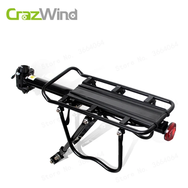 Crazwind MTB Mountain Bike Bicycles Rear Seat Bicycle Carrier Fast-Disassembled Shelves Aluminum Alloy Riding |