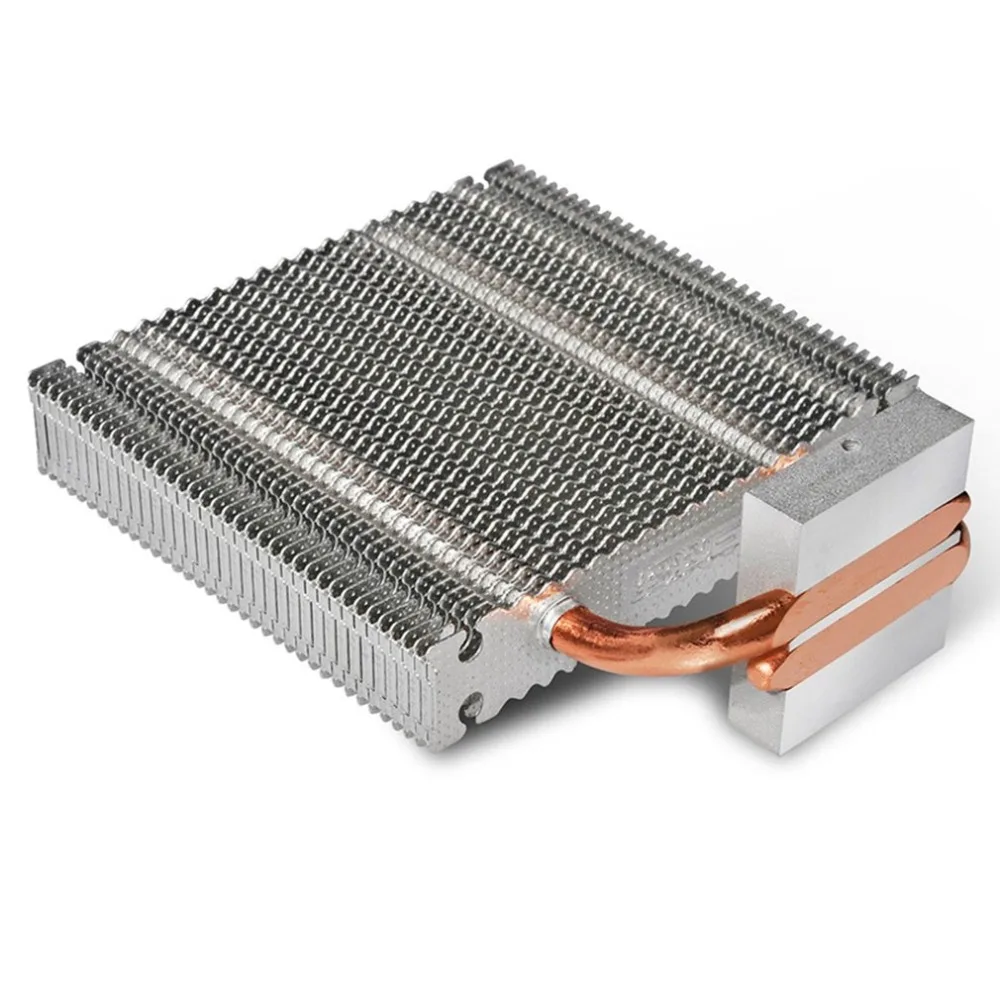 PCCOOLER кулер для процессора 2 тепловые трубки радиатор алюминиевая материнская плата радиатора Northbridge кулер поддержка 80 мм вентилятор для процессора
