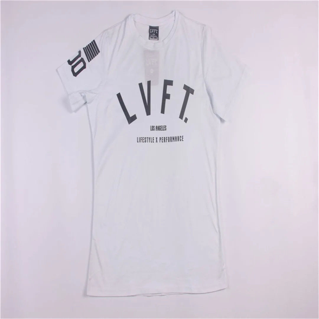 Live Fit стиль Фитнес братья Спорт Slim Fit спортмен Чистый хлопок короткий рукав мышцы Мужская Повседневная мода вырез лодочкой