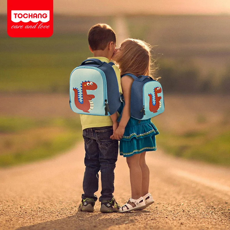 

Tochang CHILDREN'S School Bag Anti Lost Baby Extra Large 1-3-6-Year-Old Children Dinosaur Backpack