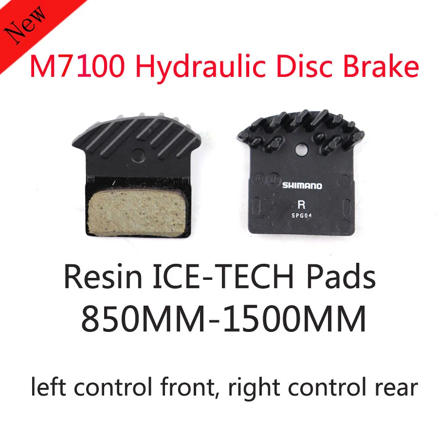 7100 ICE 850-1500 SHIMANO DEORE SLX M7100 M7000 тормоз горных велосипедов гидравлические дисковые тормоза BR BL M7000 передние и задние 800/850MM-1500/1600 мм - Цвет: 7100 ICE 850-1500