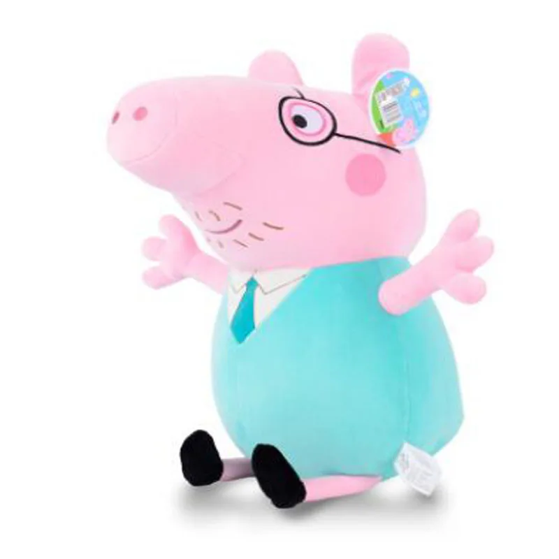 18-1pc 13cm Натуральная кожа с изображением Свинки Пеппы свинки George peppa 28/44 см плюшевый рюкзак сумка 13 см Кукла Детская игрушка для детей, рождественский подарок - Цвет: 18-1pc 13cm