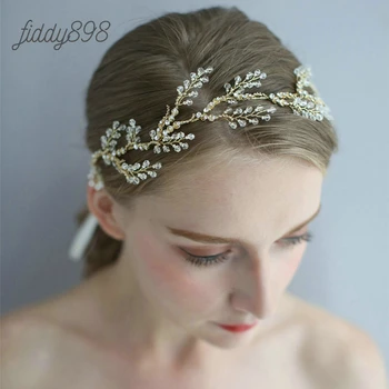 

Luxury Crystal Wedding Bride Headband Women Prom Bridal Wedding Hair Accessories Girls Headwear