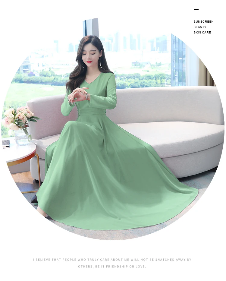 Autumn Winter Vintage Chiffon Boho Midi Dress 2020 4XL Plus Size Sexy Casual Maxi Dresses Women Party Long Sleeve Black Vestidos