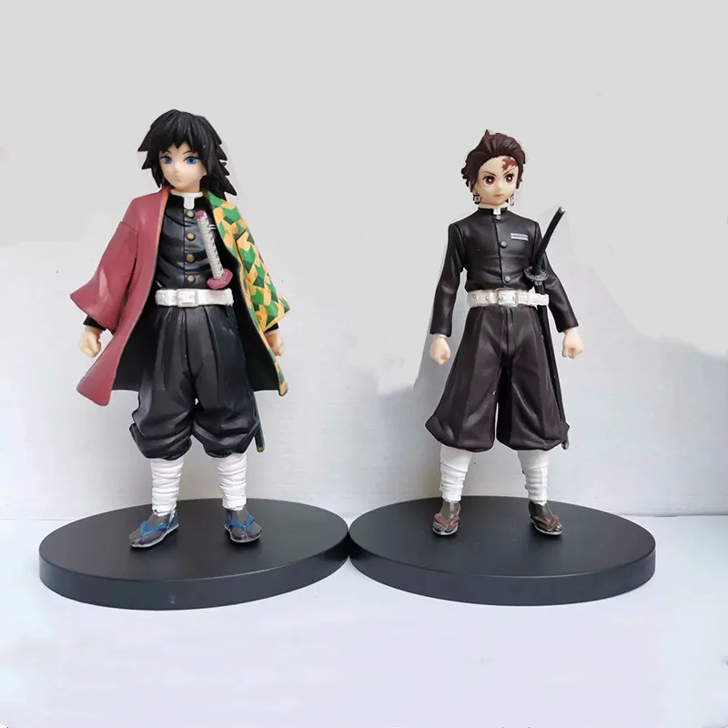 16 см аниме Kimetsu no Yaiba Demon Slayer Tomioka Giyuu фигурка ПВХ модель игрушки Zenitsu Tanjiro украшение