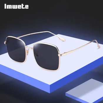 

Imwete Fashion Square Women Men Sunglasses ins Style Sun Glasses Ocean Color Lenses Outdoor Decorative Eyewear Trendy Eyeglasses