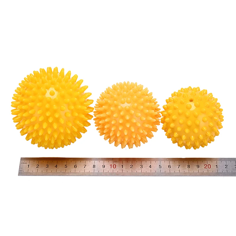 7cm/7.5cm/9cm Fitness PVC Hand Massage Ball PVC Soles Hedgehog Sensory Training Grip The Ball Portable Physiotherapy