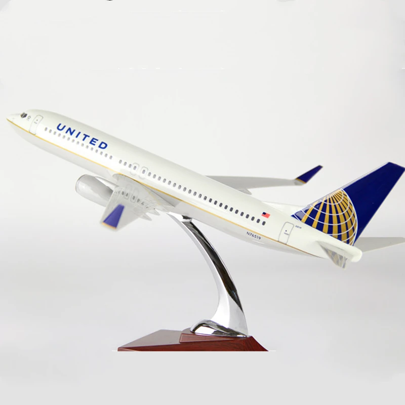 40 см Смола Юнайтед Эйрлайнз Боинг B777 модель самолета подарок модель самолета Коллекционная модель самолета
