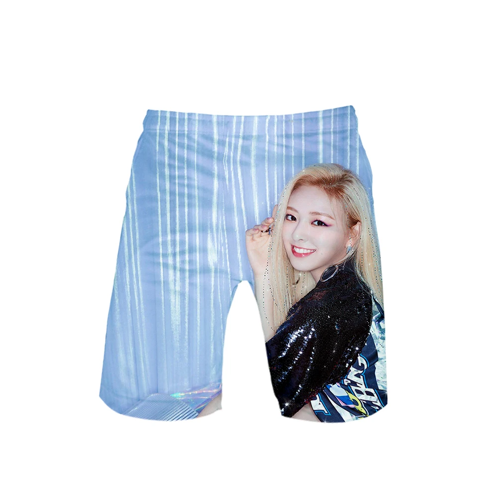 KPOP ITZY DALLA YEJI Lia RYUJIN CHAERYEONG YUNA летние мужские модные трендовые шорты популярные повседневные летние шорты