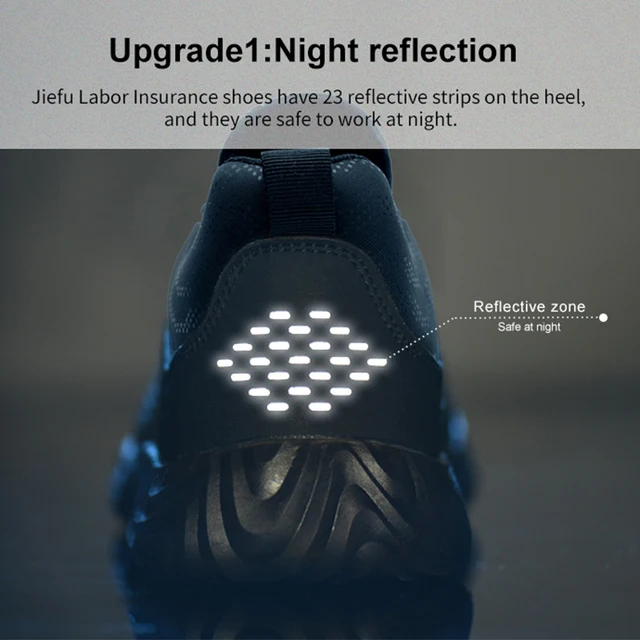 Reflective Steel Toe Safety Shoes