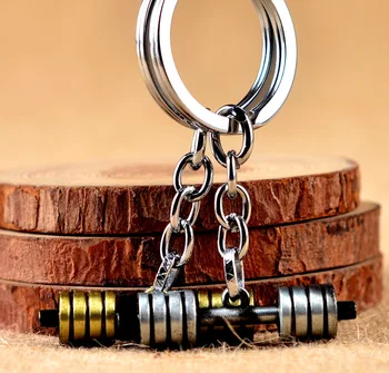 

Cool Cars Key-rings Barbell Dumbbell Detachable Cute Useful Brand-new Zinc Alloy Mini Hook Motorcycle Auto Accessories