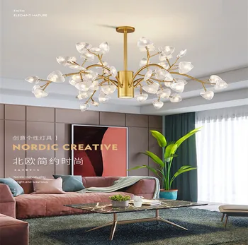 

2020 new living room atmosphere super beautiful firefly romantic bedroom post modern fashion chandelier free shipping