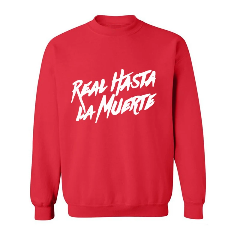 Anuel AA Album Real Hasta La Muerte толстовка с капюшоном для мужчин и женщин осень-зима с длинным рукавом флисовая Толстовка пуловер спортивный джемпер