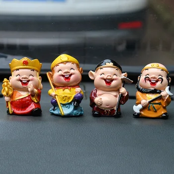 

Tang Seng's fourth apprentice car decoration Q version journey to the West funny expression figure creative home decoration gift