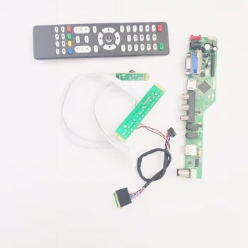 

For LP133WH2-TLA1/TLA2/TLA3/TLA4 WLED LVDS 40-Pin 13.3" TV display controller drive card HDMI VGA USB laptop panel 1366*768 kit