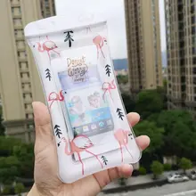 1 шт. сумки для плавания водонепроницаемый отпечаток пальца разблокировка мультфильм плавающая воздушная сумка для телефона Открытый Дайвинг пляжная сумка для воды