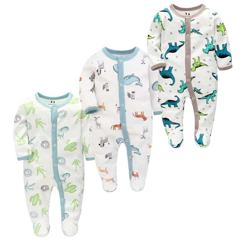 Baby Bodysuits cheap Fall Unisex Baby Romper Long Sleeve Winter Toddler Clothes 1/2/3Pcs Newborn Boy Girl Onesie 100% Cotton Infant Cartoon Pajamas baby clothes cheap