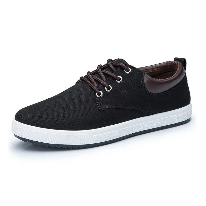 

QWEDF New arrival of spring summer comfortable casual shoes canvas shoes men men's lace up the fashion brand Flats shoe G5-92