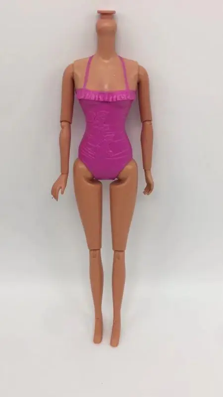 rose red body Тело куклы мужчины DIY игрушка обнаженное туловище для куклы принцесса красочное тело мульти-суставы Йога тело мышцы человек герой тело принц Кен игрушка куклы - Цвет: rose red body