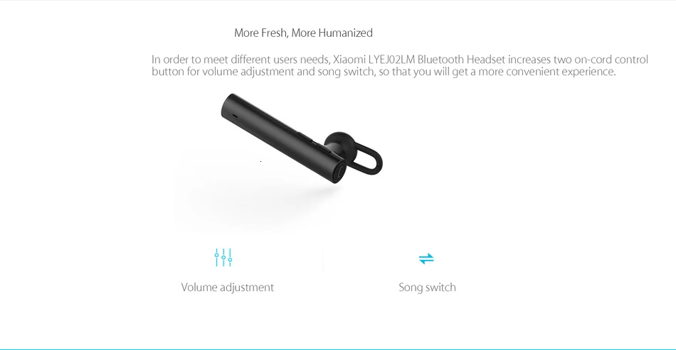 Оригинальные Xiaomi mi Беспроводные Bluetooth 4,1 наушники встроенный mi c On-cord управление спортивные наушники с системой Handsfree гарнитура для телефона