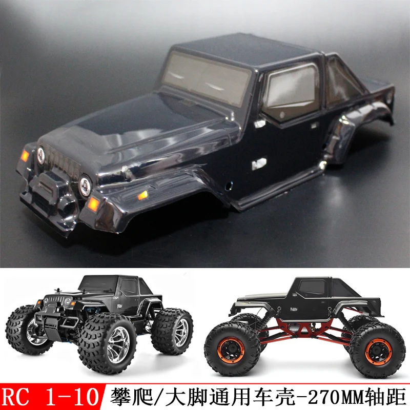 1:10 HSP Original RC Model Car Shell For 94188 94111 94108 94180 Bigfoot Off-road Car Climbing Car PVC Plastic Shell Wrangler