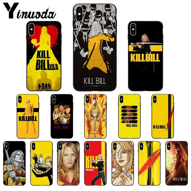 Yinuoda Kill Bill Мягкий чехол из ТПУ для телефона Apple iPhone 8 7 6 6S Plus X XS MAX 5 5S SE XR 11 11pro max |