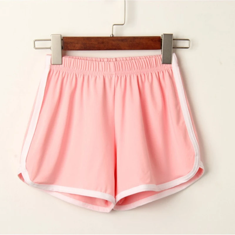 2020 New Summer Women Casual Shorts Casual Low Waist Straight Breathable Short Pants Button Solid Color Homewear spodenki
